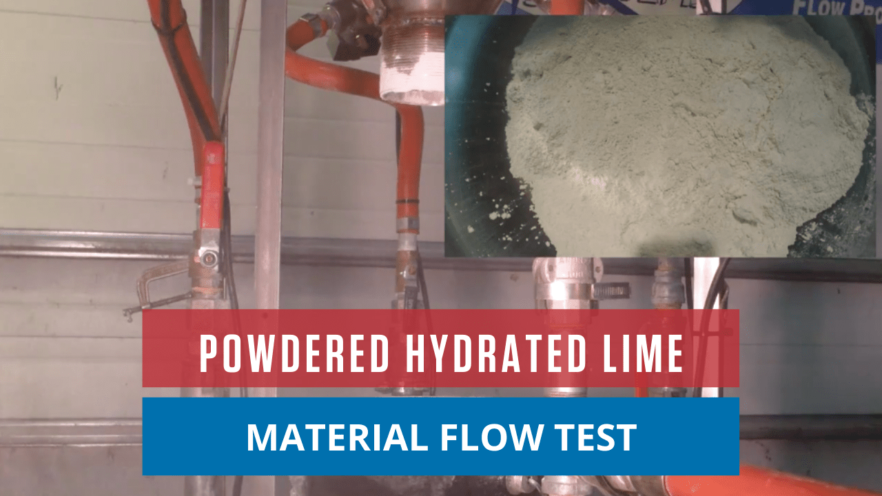 Powdered Hydrated Lime Material Flow Test