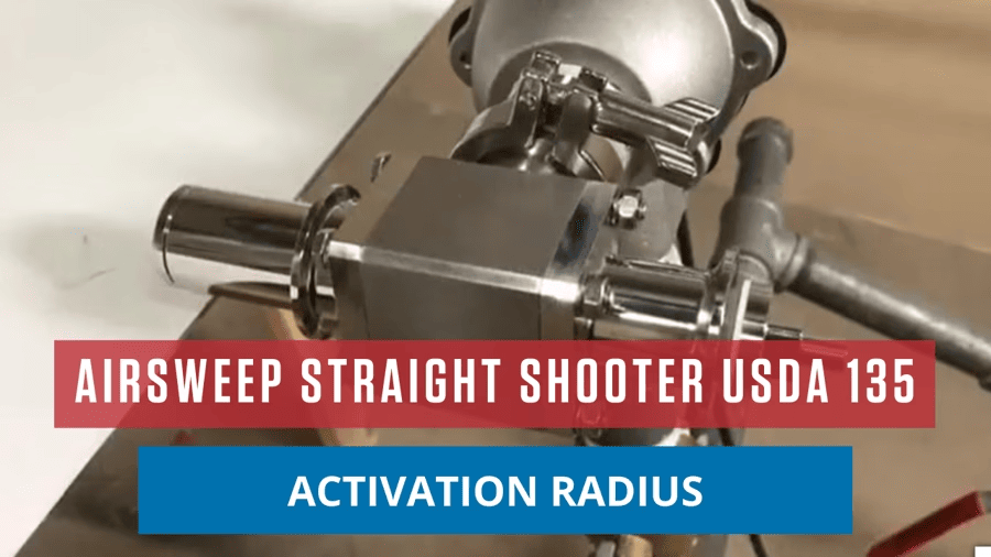 AirSweep Straight Shooter USDA 135 Activation Radius