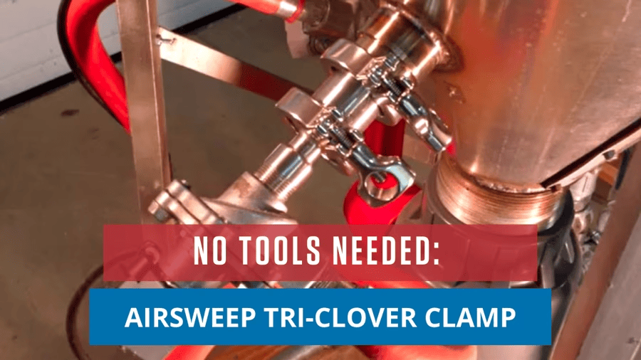 No Tools Needed: AirSweep Tri-Clover Clamp