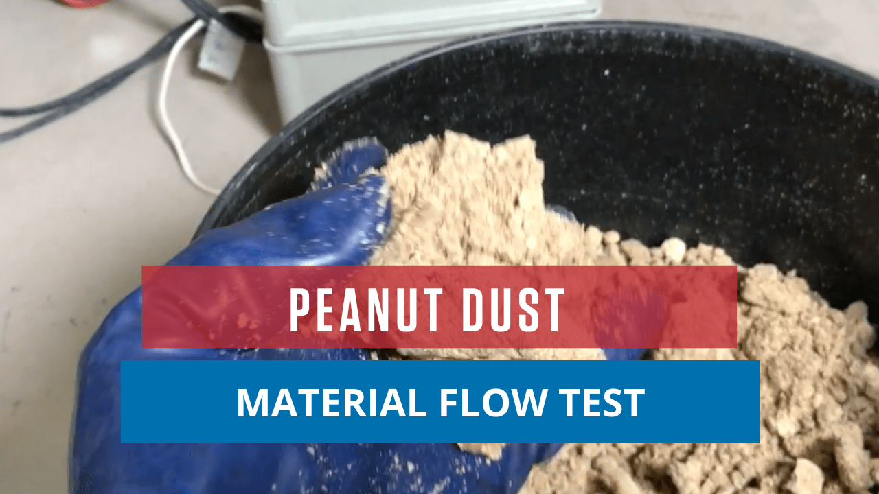 Peanut Dust Material Flow Test