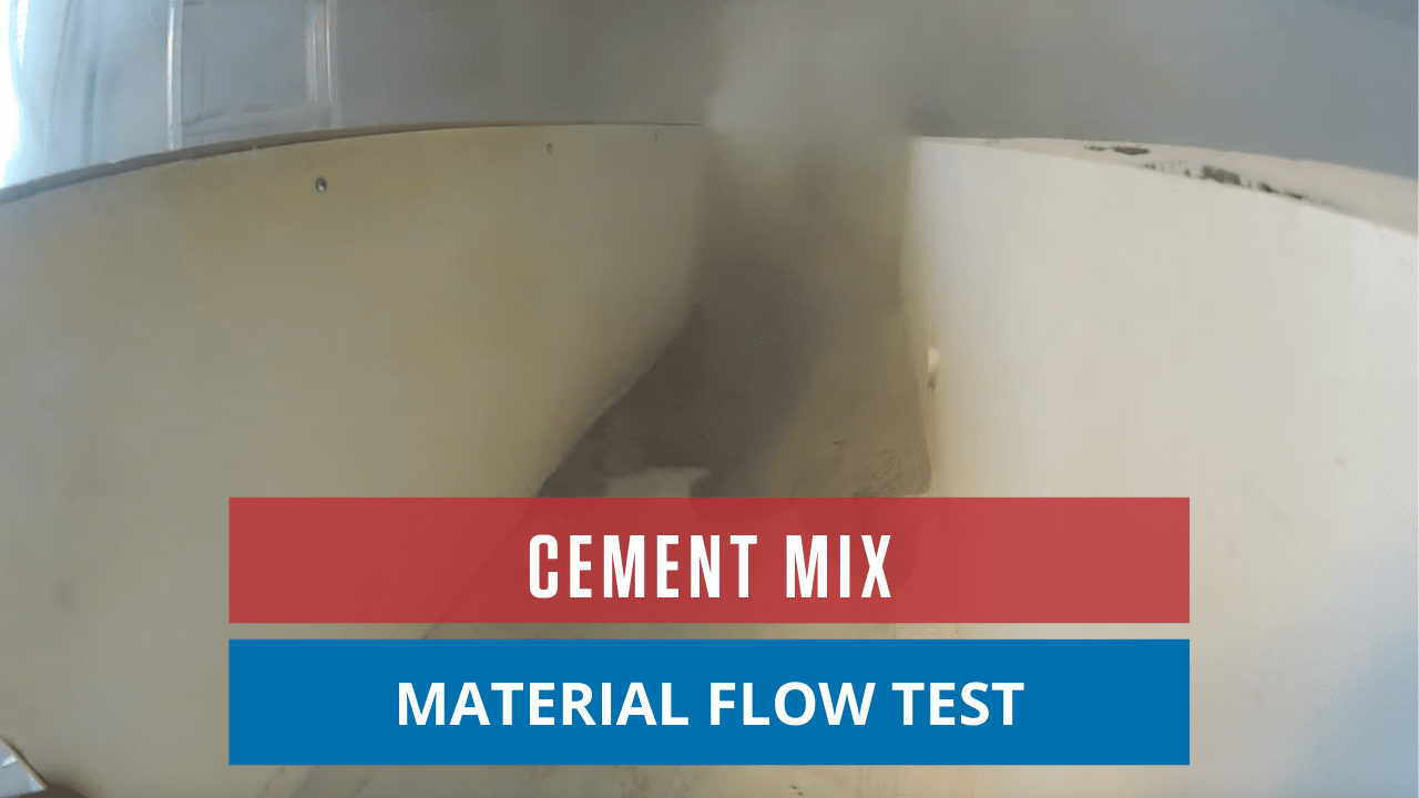 Cement Mix Material Flow Test