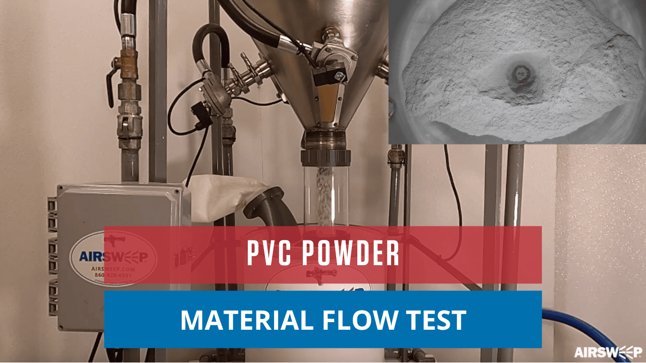 PVC Powder Material Flow Test