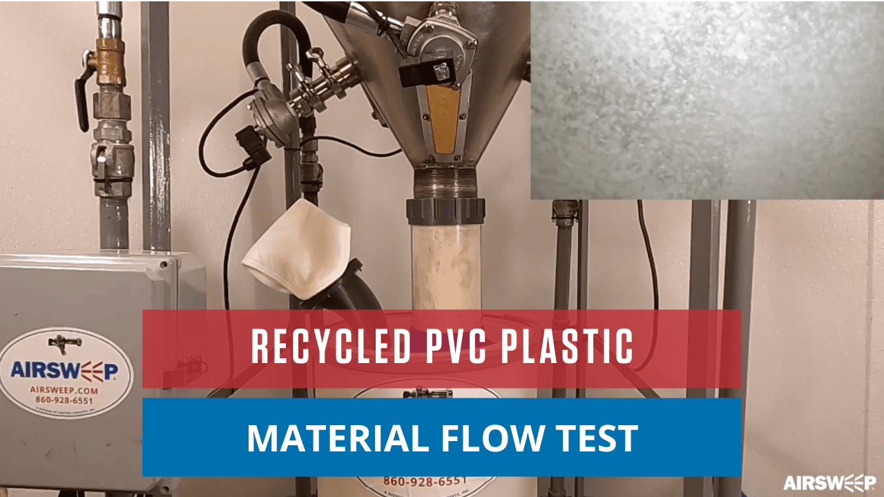 Recycled PVC Plastic Material Flow Test