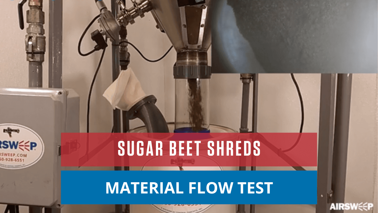 Sugar Beet Shreds Material Flow Test