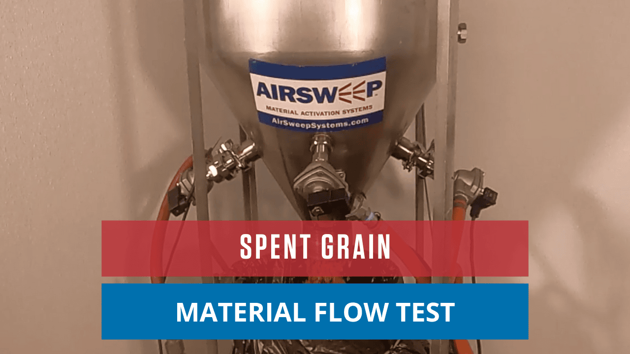 Spent Grain Material Flow Test