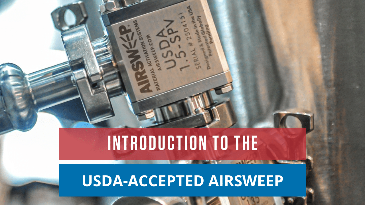 USDA AirSweep: Simple, Sanitary Solution for Material Blocks